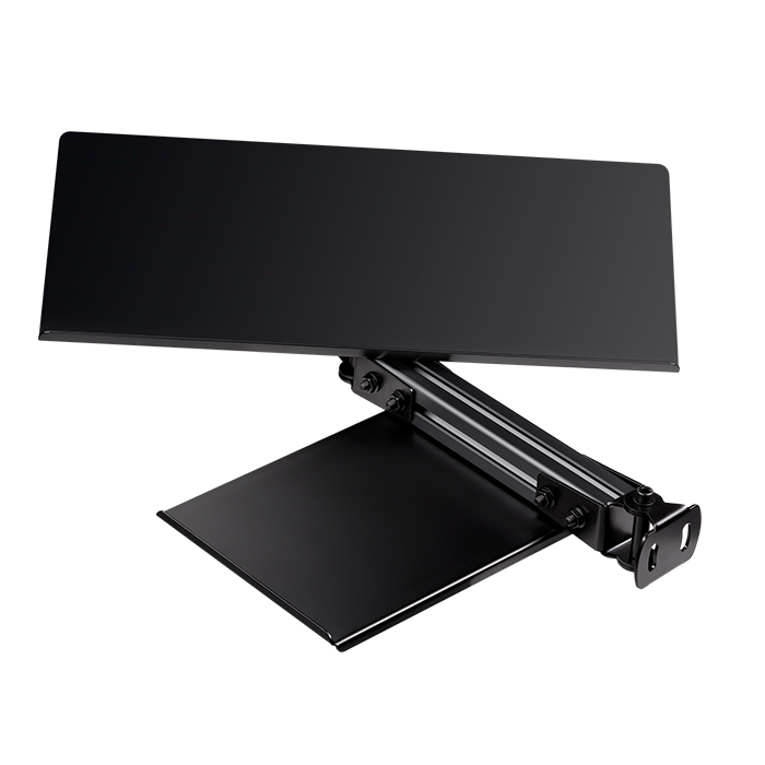 F-GT ELITE KEYBOARD & MOUSE TRAY CARBON GREY